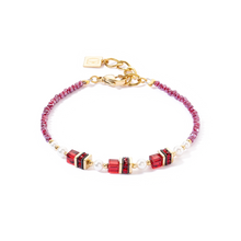Charger l'image dans la galerie, BRACELET Dame Sparkling Princess or-rouge 4567/30-0300 COEUR DE LION