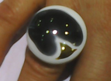 Charger l'image dans la galerie, BAGUE Dame REGLABLE FANTAISIE GEVOLE EN CERAMIQUE BG27