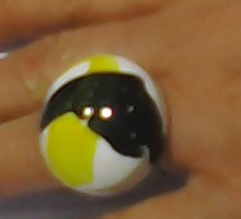 Charger l'image dans la galerie, BAGUE Dame REGLABLE FANTAISIE GEVOLE EN CERAMIQUE BG27