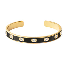 Charger l'image dans la galerie, BRACELET JONC Dame GEM Noir BANGLE-UP BUP22-GES-BAO04