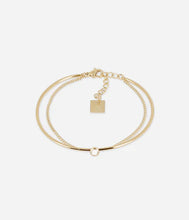 Charger l'image dans la galerie, BRACELET FEMME Acier doré ZAG JONC LIONEL SBJ25600-01WHT
