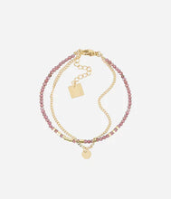 Charger l'image dans la galerie, BRACELET Dame APACHE acier doré double rang ZAG SBS8439-01DRD
