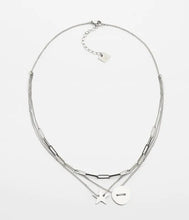 Charger l'image dans la galerie, COLLIER Dame acier inoxydable multi-rangs ZAG SNX9013-00UNI