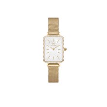 Charger l'image dans la galerie, MONTRE Dame Quadro Lumine Bezel Evergold DANIEL WELLINGTON DW00100668
