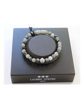 Charger l'image dans la galerie, BRACELET Mixte labradorite + obsidienne LAUREN STEVEN LSB08/714