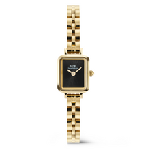 Charger l'image dans la galerie, MONTRE Dame Quadro Mini Arch 3-link Emerald Sunray Gold DANIEL WELLINGTON DW00100851