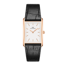 Charger l'image dans la galerie, MONTRE Dame Bound Black Crocodile Rose Gold DANIEL WELLINGTON DW00100698