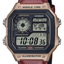 Charger l'image dans la galerie, MONTRE Homme CASIO Timeless DIGITAL CUIR MARRON AE-1200WHL-5AVEF