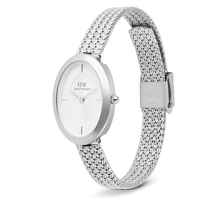 Charger l'image dans la galerie, MONTRE Dame Juliette Braided Mesh White Sunray Silver DANIEL WELLINGTON DW00100884