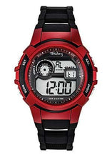 Charger l'image dans la galerie, MONTRE JUNIOR TEKDAY DIGITAL PVC NOIR BOITIER ROUGE 655979