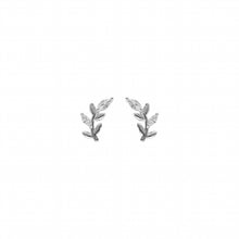 Charger l&#39;image dans la galerie, BOUCLES D OREILLES Femme ARGENT OXYDES BLANCS
