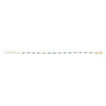 Charger l&#39;image dans la galerie, BRACELET FEMME ARGENT ET DORURE JAUNE OLIVES RESINE BLEU TRANSPARENT
