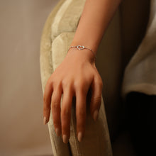 Charger l&#39;image dans la galerie, BRACELET Dame coeur brillant ARGENT
