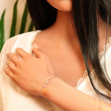 Charger l&#39;image dans la galerie, BRACELET Dame infini argent 022851
