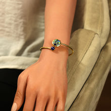 Charger l&#39;image dans la galerie, BRACELET Dame jonc flexible ACIER DORE INOXYDABLE STELLA MIA 2variantes
