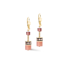 Charger l&#39;image dans la galerie, BOUCLES D OREILLES Femme COEUR DE LION  GeoCUBE® Iconic golden Blush2838/20-1132 (Copie)
