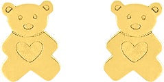 BOUCLES D OREILLES Enfant OR OURSON