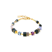 Charger l&#39;image dans la galerie, BRACELET Femme ACIER COEUR DE LION GeoCUBE® Precious Classic Blue Moon or 3043301308
