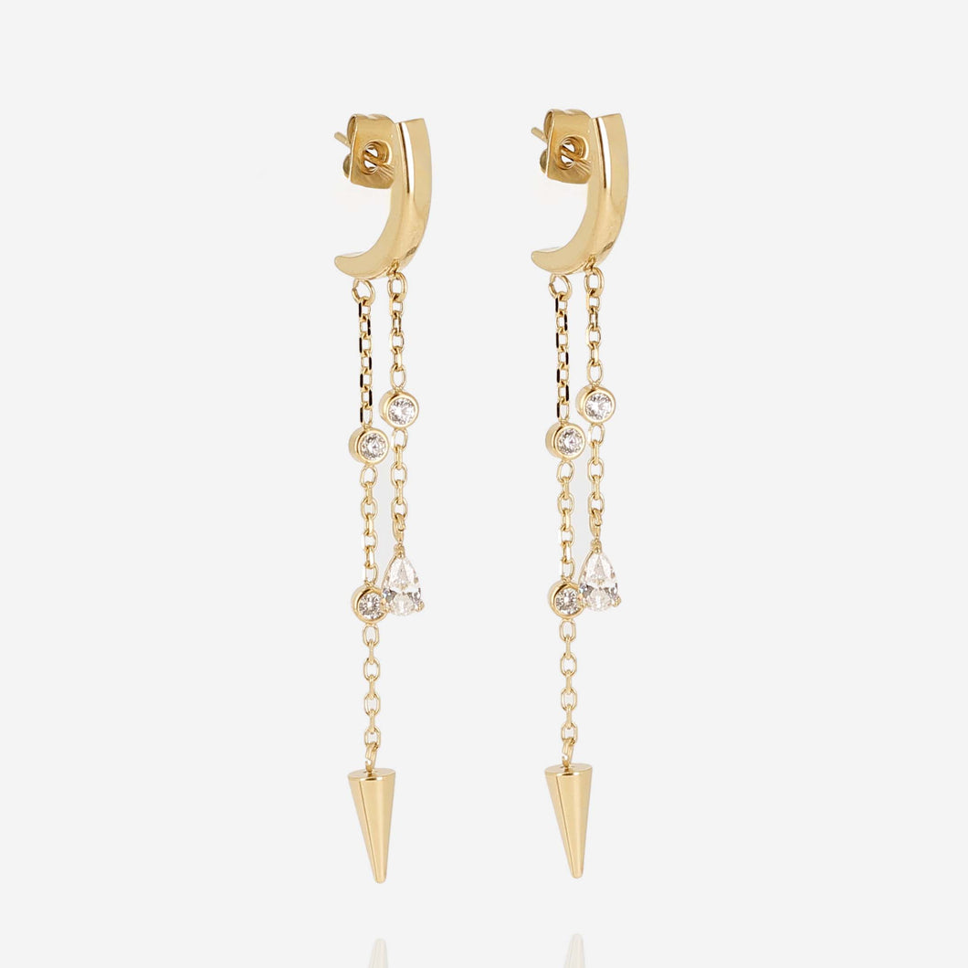 Boucles d'oreilles Dame ACIER 