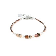 Charger l&#39;image dans la galerie, BRACELET Femme ACIER COEUR DE LION  Sparkling Princess Mocha Mousse 4567301100
