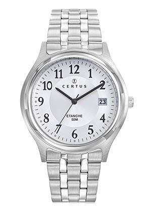 MONTRE Homme acier fond gris CERTUS 616563