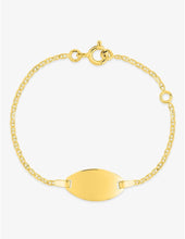 Charger l&#39;image dans la galerie, Bracelet identité bébé OR 375/1000 Maille marine
