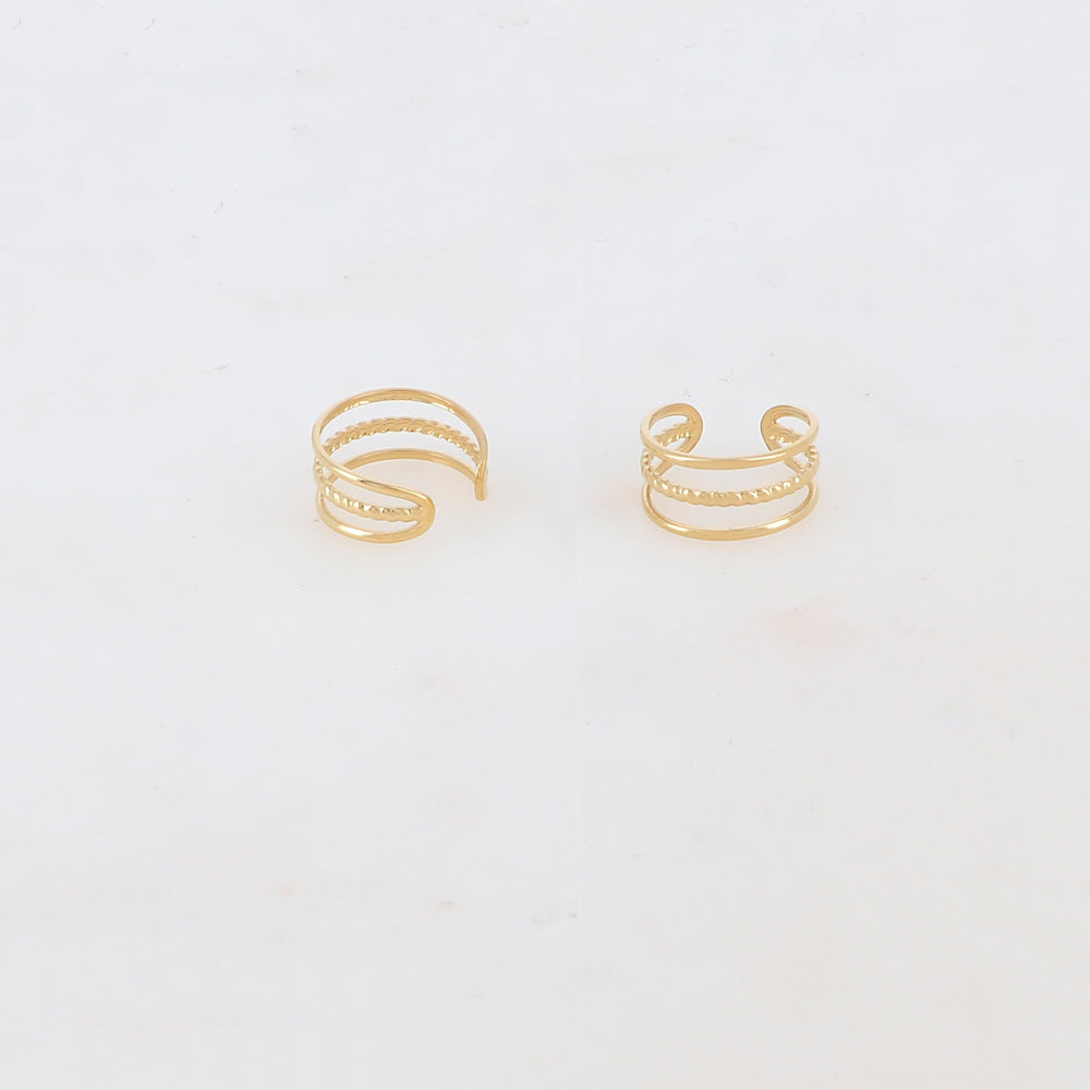 BAGUE D'OREILLE Femme ACIER BLANC