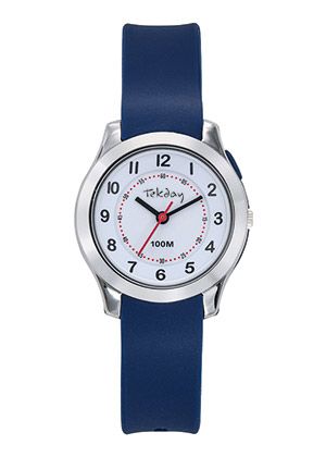 MONTRE TEKDAY JUNIOR ANALOGIQUE SILICON BLEU 654824