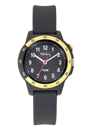 MONTRE TEKDAY ANALOGIQUE NOIRE 654913