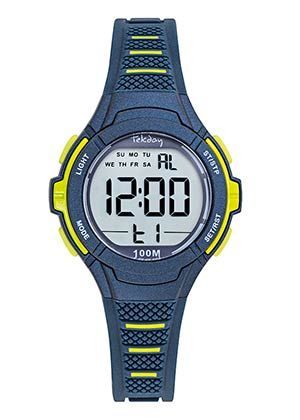 MONTRE Mixte Unisexe silicone bleu TEKDAY 654925