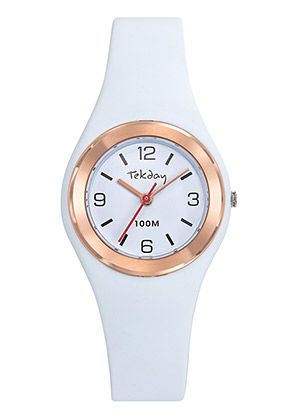 MONTRE Dame blanche TEKDAY 654958