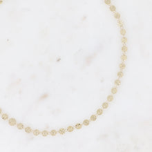 Charger l&#39;image dans la galerie, COLLIER Femme  MAILLONS RONDS MARTELAGE ETOILE ET ANNEAUX OVALES
