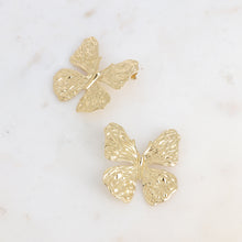 Charger l&#39;image dans la galerie, BOUCLES D&#39;OREILLES Dame gros papillons  BOHM
