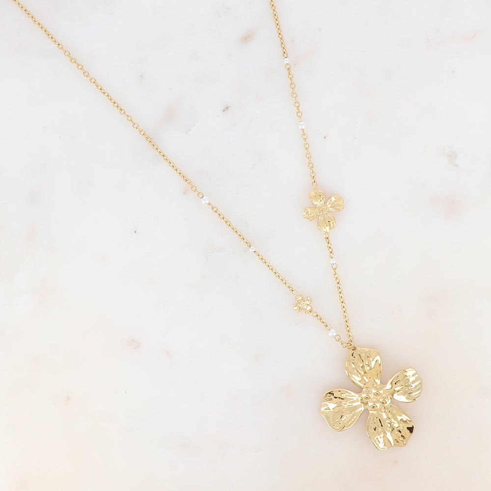 COLLIER Dame sautoir Fleurina BOHM
