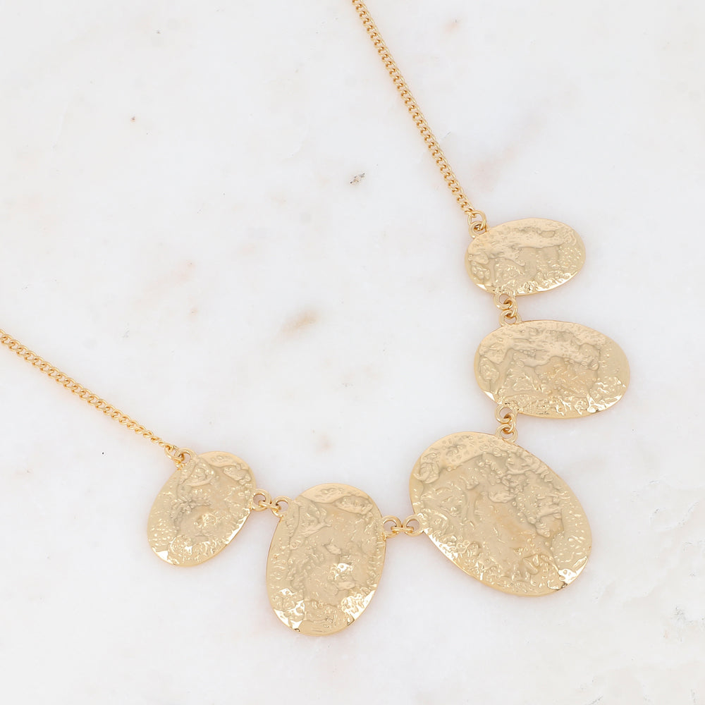 COLLIER Femme ACIER MARTELE IKITA