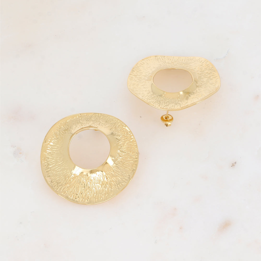 BOUCLE D'OREILLE Femme ACIER DORE IKITA