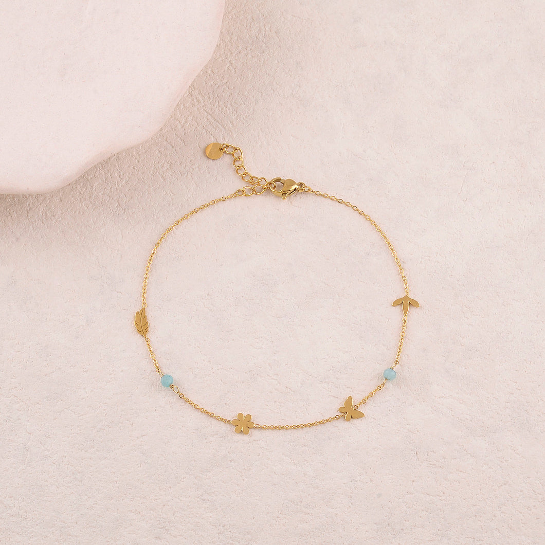 CHAINE DE CHEVILLE Femme ACIER IKITA
