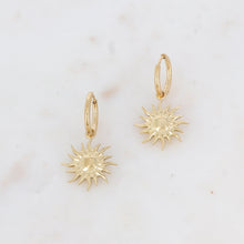 Charger l&#39;image dans la galerie, BOUCLES D OREILLES CREOLES Femme ACIER DORE IKITA

