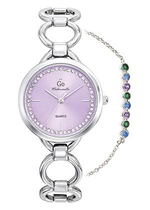 MONTRE Dame METAL Coffret GO 695404