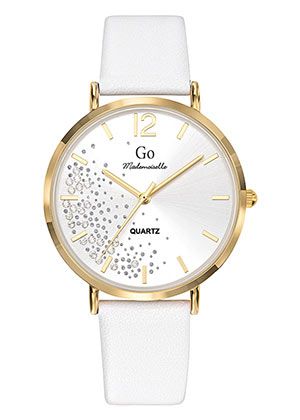 MONTRE Dame CUIR blanc GO 699359