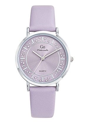 MONTRE Dame CUIR violet GO 699543