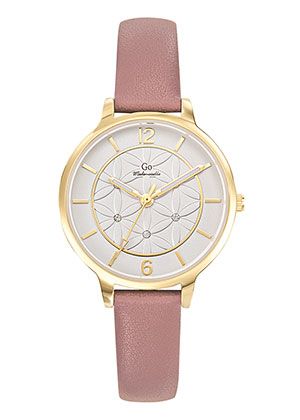 MONTRE Dame CUIR rose GO 699598