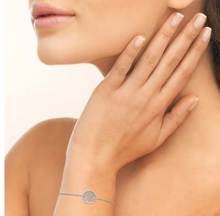 Charger l&#39;image dans la galerie, BRACELET FEMME ARBRE DE VIE ARGENT RHODIE
