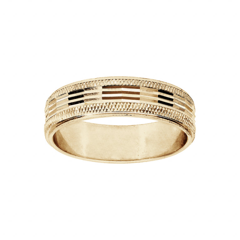 ALLIANCE VERMEIL 5MM DIAMANTEE V862865