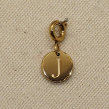 Charger l&#39;image dans la galerie, CHARM&#39;S acier doré BOHM lettre J   BS01260180.J
