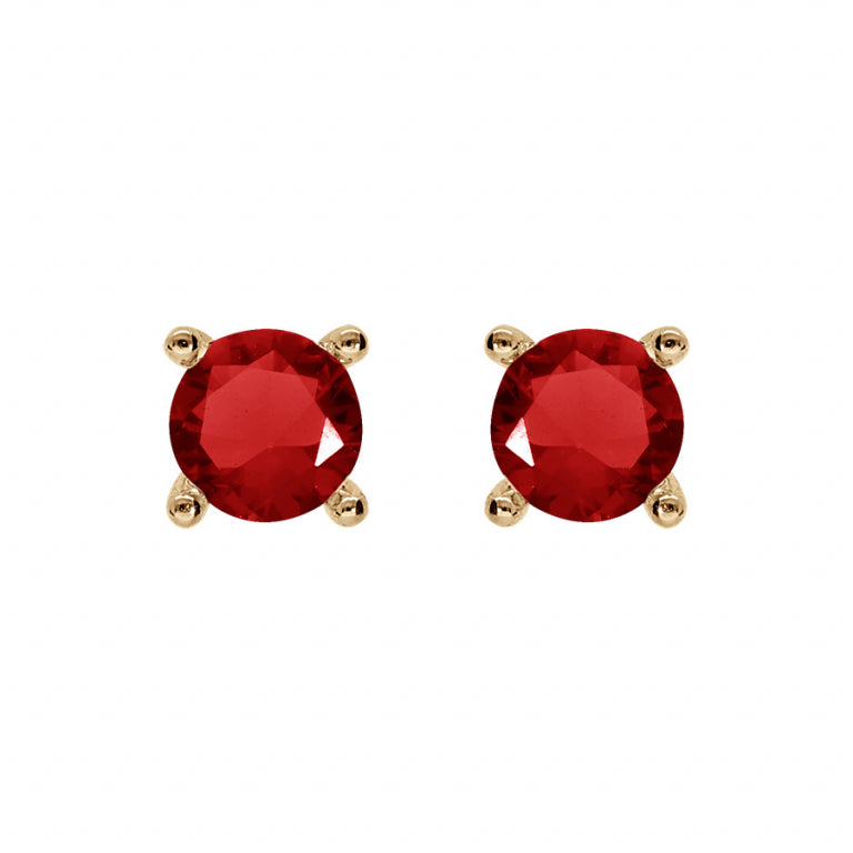 BOUCLES D OREILLES Dame PLAQUE OR