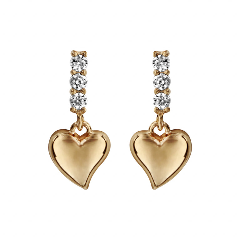 BOUCLES D OREILLES Femme PLAQUE OR OXYDES
