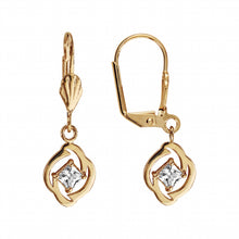 Charger l&#39;image dans la galerie, BOUCLES D&#39;OREILLES Dame  plaqué or oxyde de zirconium
