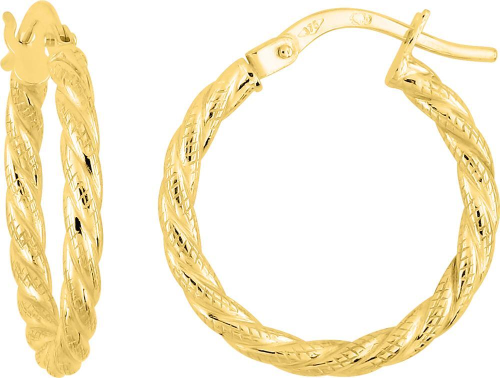CREOLE Femme OR JAUNE TORSADE
