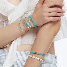 Charger l&#39;image dans la galerie, BRACELET Dame demi-jonc Turquoise BANGLE-UP BUP21-BAN-BAO49
